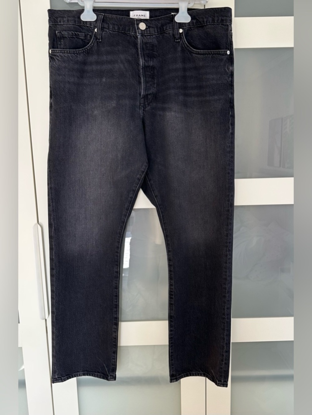 Frame .Denim Le Slouch Women’s Black - Brown Boot Cut Jeans. Size 32